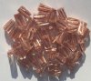 50 9x6mm Crystal with Copper Spiral Tubes